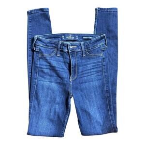 Hollister Co. 0R 24” medium/dark wash high rise jean leggings